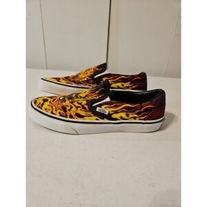 Vans Era Samurai Rising sneakers shoes Mens 6.5 Womens 8 Flames Skulls (S138)